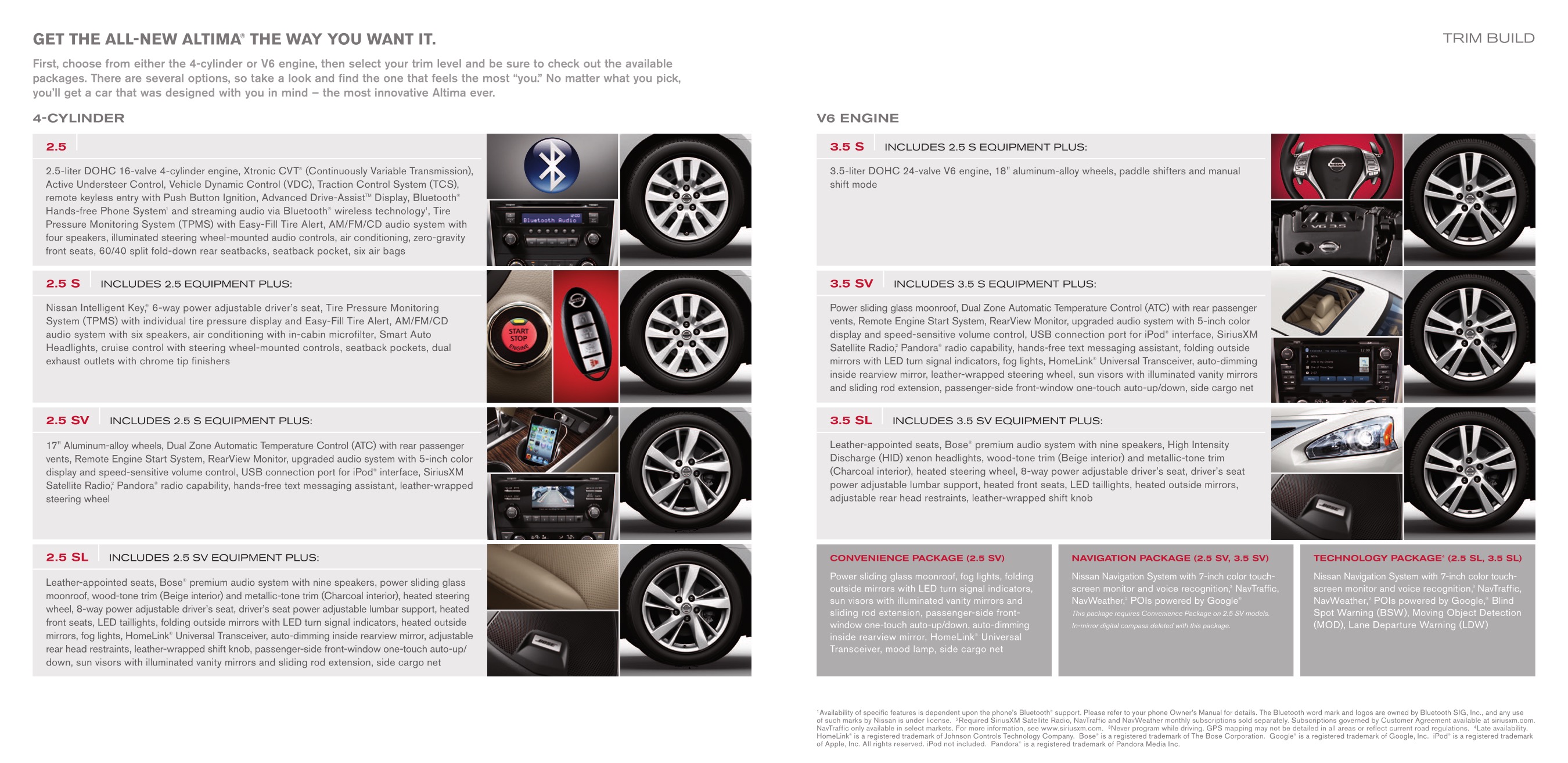 2013 Nissan Altima Brochure Page 1